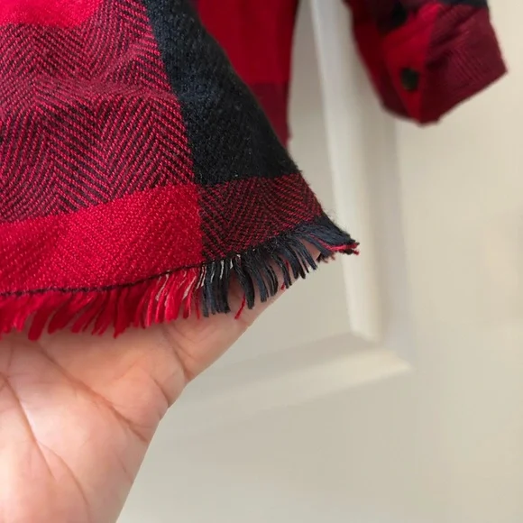 RAILS Larsson Embroidered button down in crimson jet. Tribal. Buffalo check. EUC - Picture 5 of 13